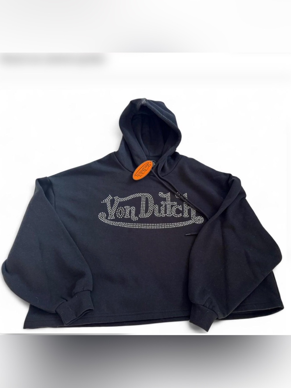 Von Dutch Bejeweled Cropped Hoodie - Picture 4 of 10